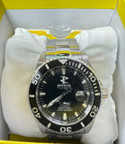 Invicta Reserve Quartz Black Colour Dial Stainless Steel Men Bracelet Watch