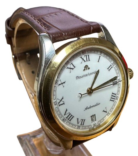 Maurice Lacroix 68641 Automatic White Dial PVC Strap Men Watch