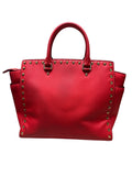 Michael Kors Red Colour Leather Tote Bag