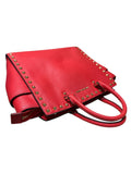 Michael Kors Red Colour Leather Tote Bag