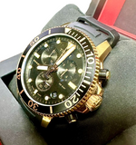 Tissot T120417A 45mm Quartz Black Dial Strap Men Watch