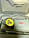 Vostok K-162 Submarine Chronograph Quartz Yellow Dial Strap Men