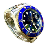 Rolex 116613LB 40mm Submariner Date Bluesy Blue Dial Automatic Half Gold Bracelet Men Watch