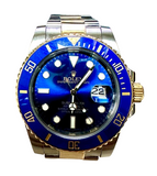 Rolex 116613LB 40mm Submariner Date Bluesy Blue Dial Automatic Half Gold Bracelet Men Watch