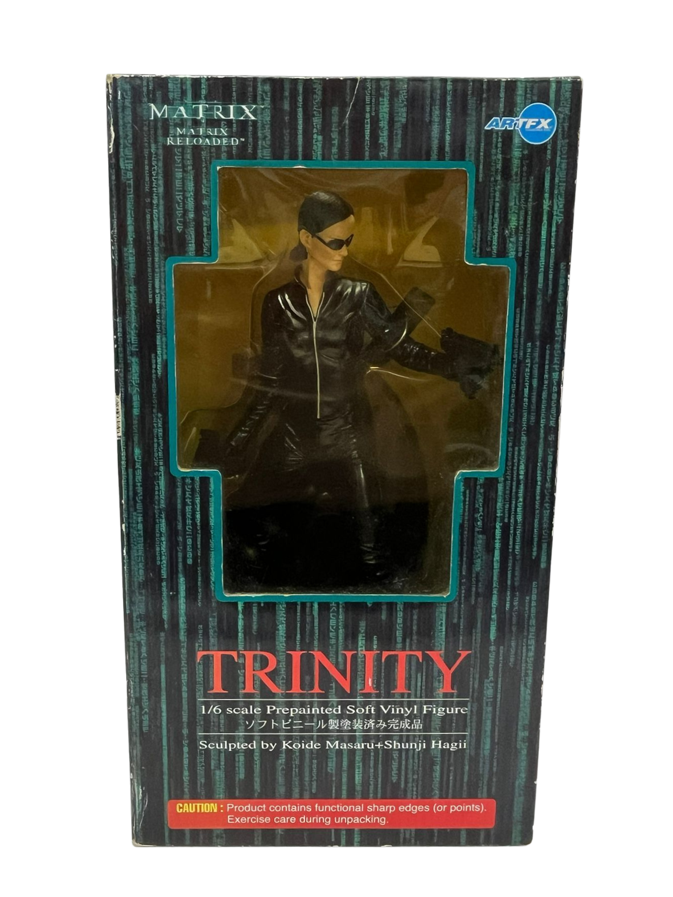 Matrix Reloaded Trinity Prepainted Soft Vinyl Figure 1/6 Scale