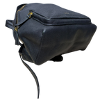 Oroton Lilly Small Backpack Black Pebbled Leather