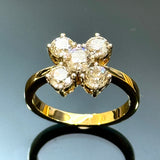 18K Yellow Gold Diamond Ring