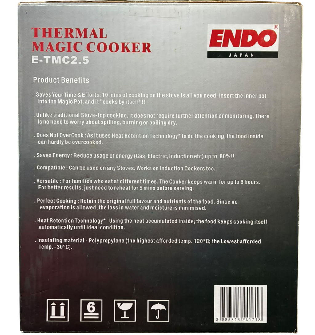 Endo ETMC2.5 2.5L Thermal Magic Cooker