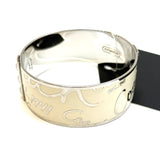 Coach Cream Logo Bangle