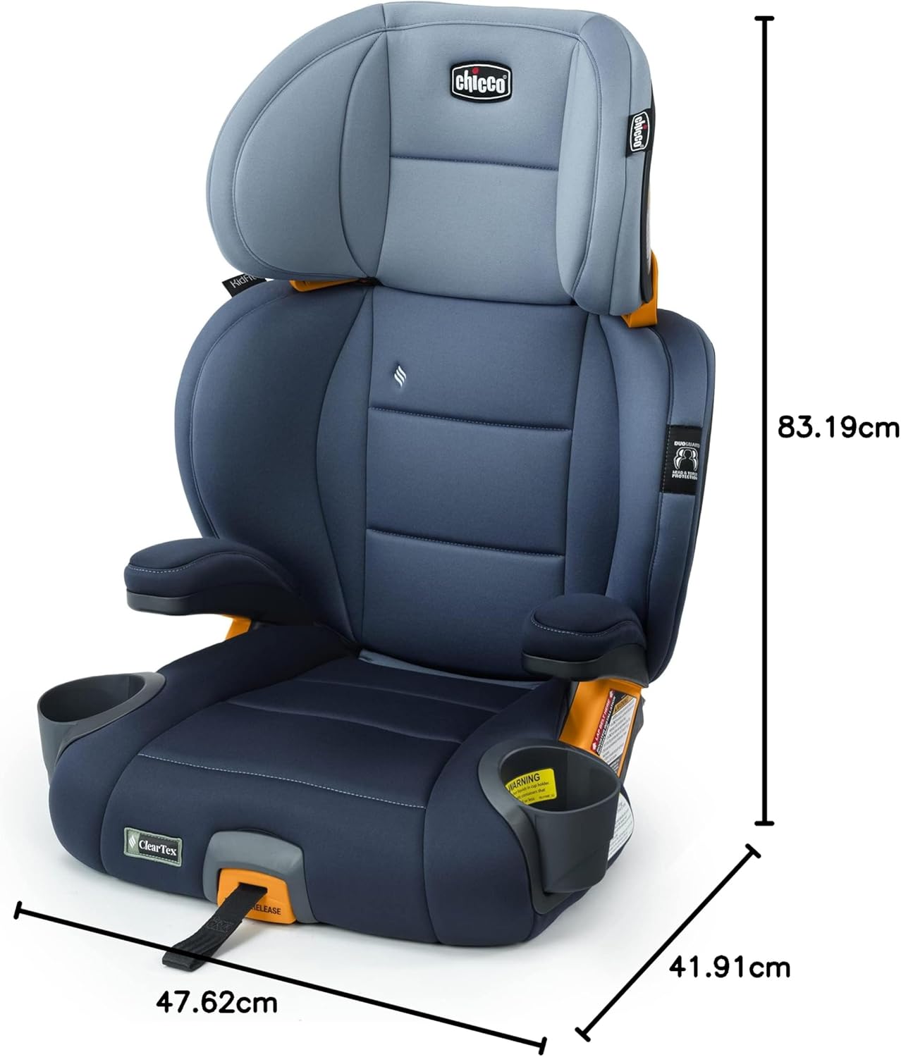 Chicco KidFit Plus with ClearTex 2-in-1 Belt Positioning Booster Car Seat