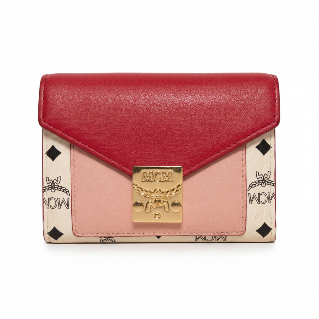 MCM MYLBSPA02R4001 Patricia Trifold Wallet