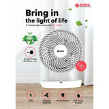 SONA 8” Remote High Velocity Fan STC 1319DC