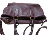 Bimba Y Lola Pebbled Leather Bowling Bag