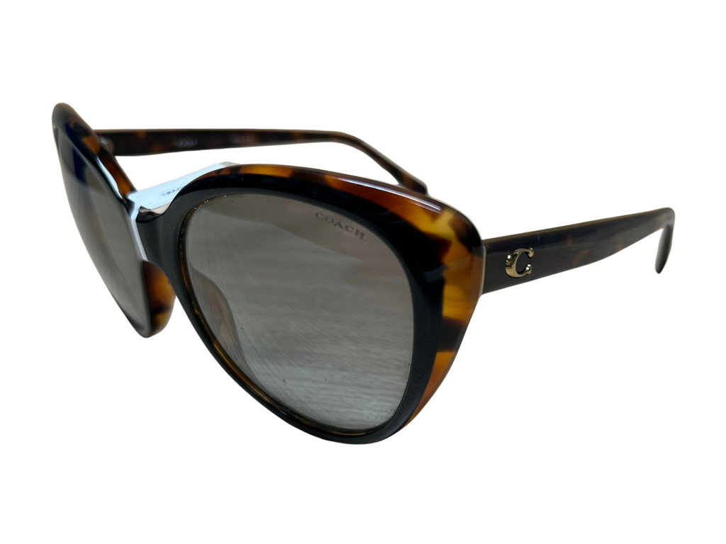 Coach L1060 544611 Women Sunglasses Black Tortoise