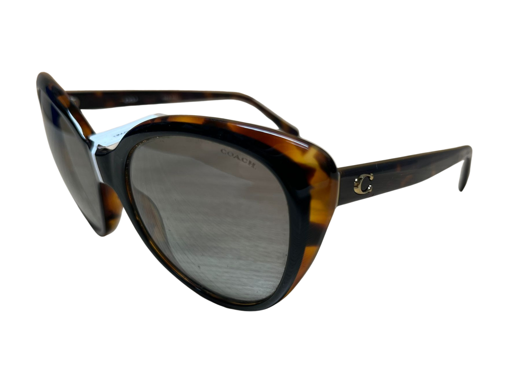 Coach L1060 544611 Women Sunglasses Black Tortoise