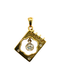 Yellow Gold Diamond Pendant