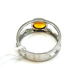 18KWG Yellow Sapphire Ring