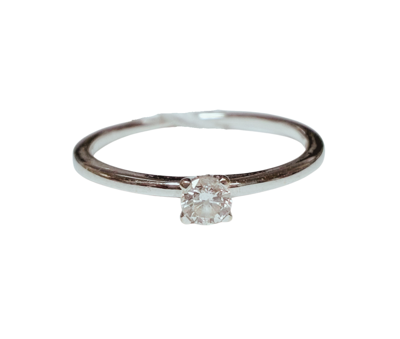 White Gold Diamond RIng 1GM Secondary image