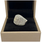 14K White Gold Natural Diamond Ring