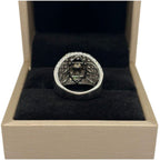 14K White Gold Natural Diamond Ring