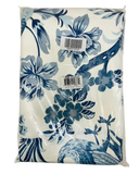 Lush Decor Dolores Light Filtering Window Panels Pair 52in W X 84in L Blue Toile Curtains Floral Bird Print