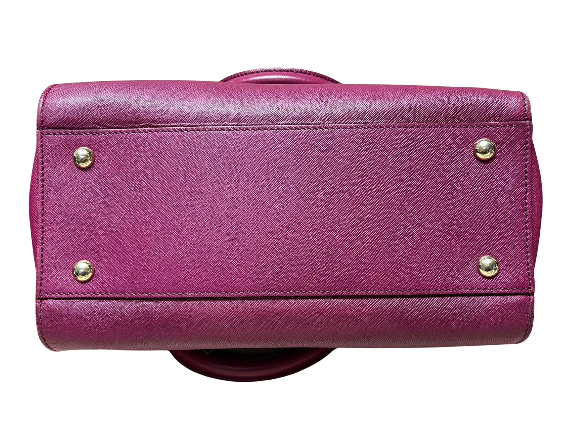 Salvatore Ferragamo Beky Tote Bag Fuchsia Saffiano Leather