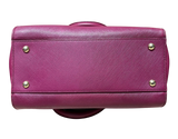 Salvatore Ferragamo Beky Tote Bag Fuchsia Saffiano Leather
