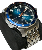 Vostok Europe Rocket N1 Automatic Watch Blue Dial SS Bracelet
