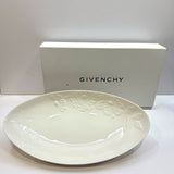 Givenchy Floral White Oval Plate