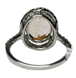 PT900 Morganite1=5.038CT And Diamond MD=0.85CT 5.66G Ring