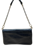 Tory Burch Bombe Reva Clutch Shoulder Bag Black
