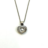 Chopard, 18KWG Happy Diamond Necklace