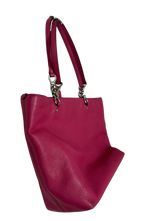 Coach Sophia Small Tote Bag Magenta Pebbled Leather