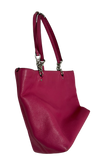 Coach Sophia Small Tote Bag Magenta Pebbled Leather