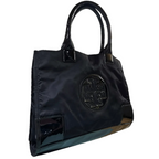 Tory Burch Small Ella Patent Nylon Tote