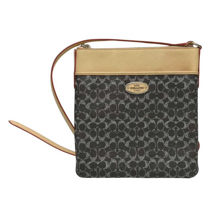 Coach Signature Zip Crossbody Bag