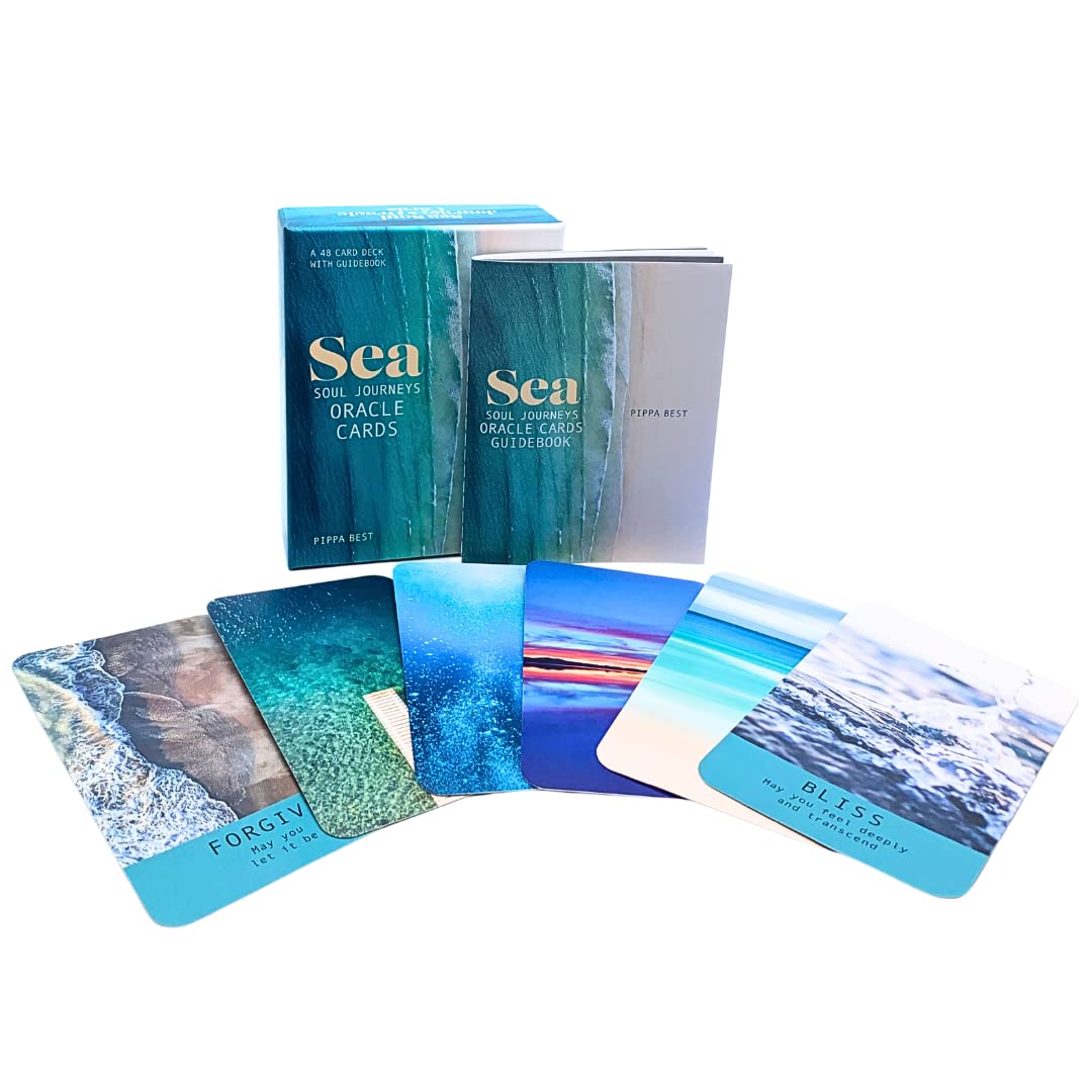 Sea Soul Journeys Oracle Cards: A 48 Card Deck with Guidebook - Connect with the Healing Power of the Ocean