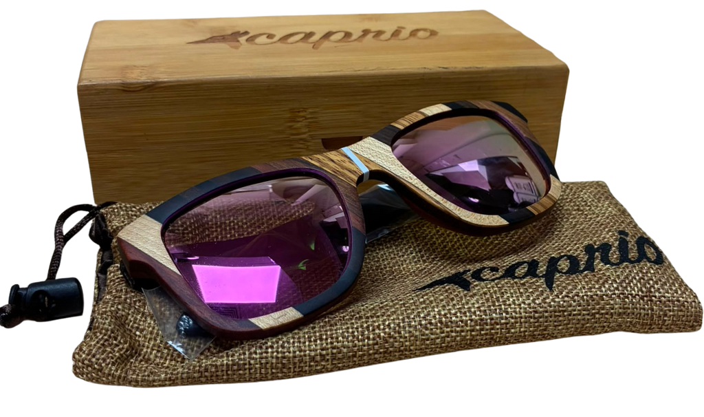 Caprio Unisex Cork Wood Sunglasses