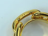 HERMES Chaine d'Ancre Scarf Ring Gold Color