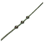 18K White Gold Natural Ruby & Diamond Bracelet