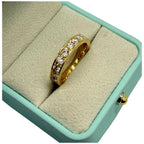 18K Yellow Gold Natural Diamond Ring