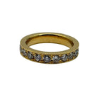 18K Yellow Gold Natural Diamond Ring