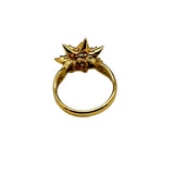 18K Yellow Gold Peranakan Intan Ring