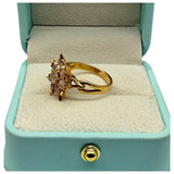 18K Yellow Gold Peranakan Intan Ring