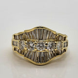 18K Yellow Gold Diamond Ring