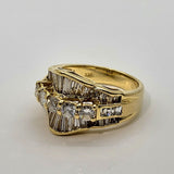 18K Yellow Gold Diamond Ring