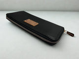 Michael Kors Jet Set Travel Leather Zip Around Continental Wallet Black