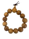 Solid Wood Bead Bracelet