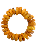 Natural Copal Bead Bracelet