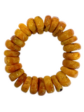 Natural Copal Bead Bracelet